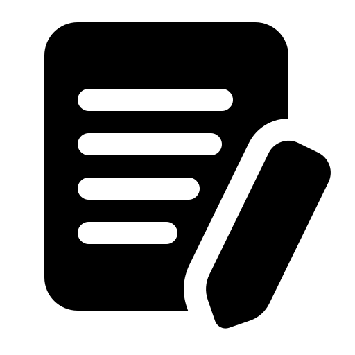 "Content creation icon for blogs, website copy, and marketing."