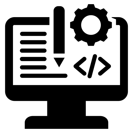 "Professional web design and website development icon."